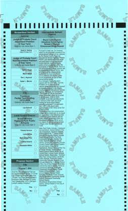 Sample Ballot