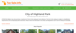 City of Highland Park Auction