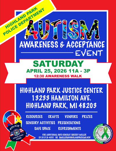 April 25th - Autism Awareness & Acceptance Event