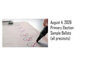 August 4, 2026 Sample Ballots (all precincts)