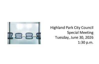 Special Council Meeting Tuesday, June 30, 2026 1:30 p.m.