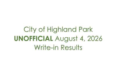 UNofficial Write-In Results