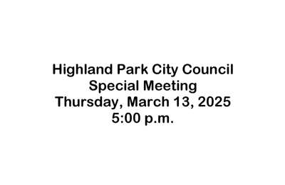 Special Council Meeting Thursday, March 13, 2025 5:00 p.m.